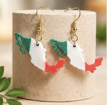 Aretes Mapa de México